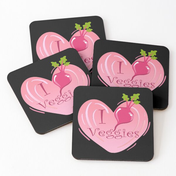 Item preview, I love veggies heart beat designed and sold by MOP-tees.