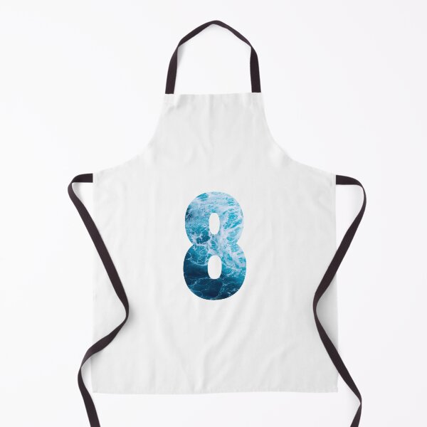 Item preview, Ocean Waves Number 8 designed and sold by LiveAndGlow.