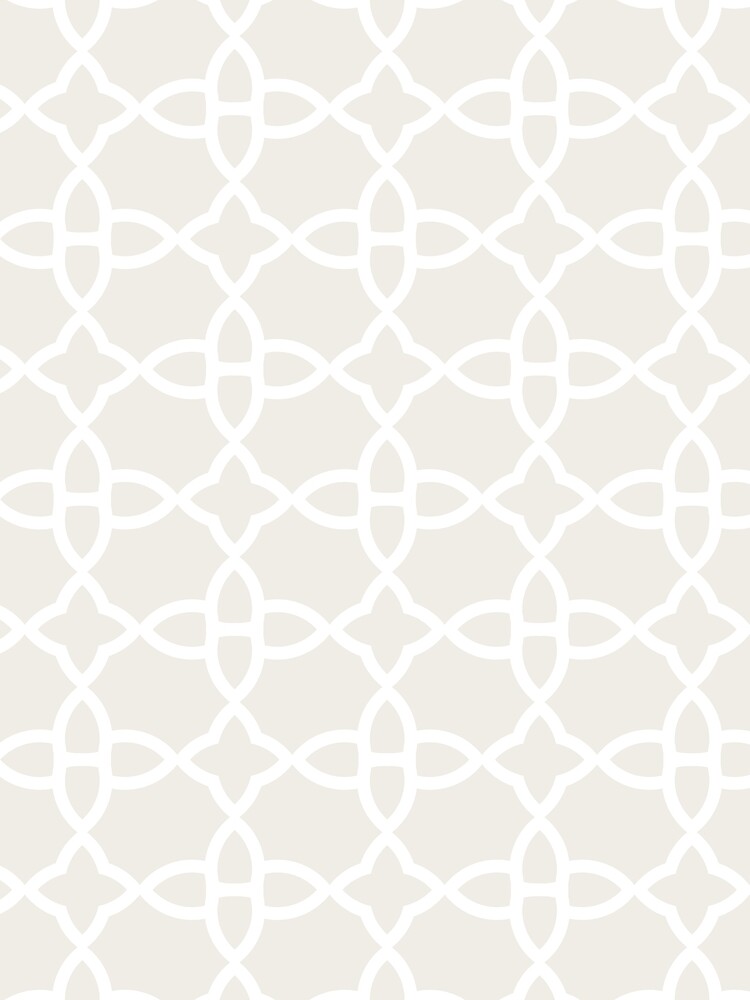 Thumbnail 3 von 3, Tuch, Cream and White Minimal Line Art Pattern 4 Pairs Dutch Boy 2022 Popular Color Simplified White 020W - Colour Trends - Hue - Shade designt und verkauft von ColorOfTheYears.
