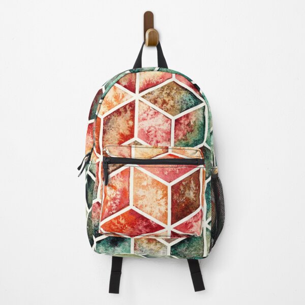 Item preview, Translucent Geometry Pattern in Autumn Colors designed and sold by RubatoArts.