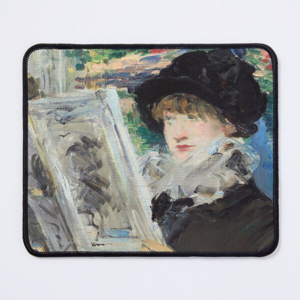Item preview, Oil Painting Woman Reading (ca. 1880–1881) by Édouard Manet designed and sold by Designedbysm.