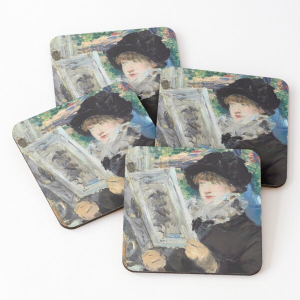 Item preview, Oil Painting Woman Reading (ca. 1880–1881) by Édouard Manet designed and sold by Designedbysm.