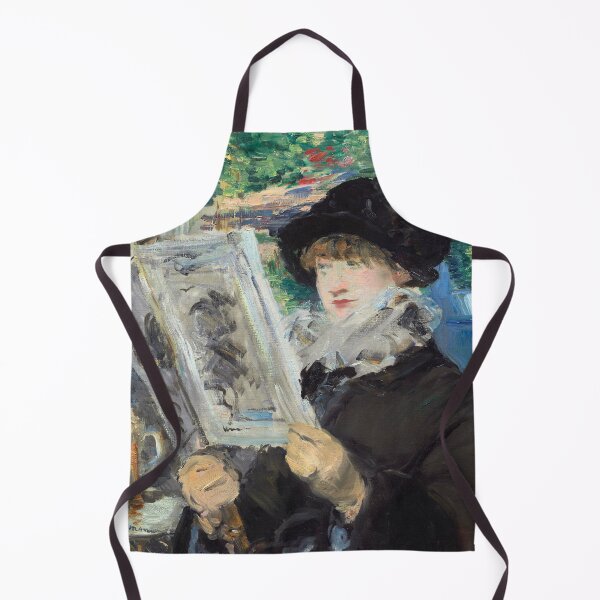 Item preview, Oil Painting Woman Reading (ca. 1880–1881) by Édouard Manet designed and sold by Designedbysm.