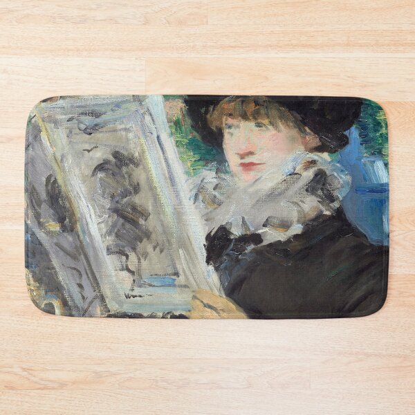 Item preview, Oil Painting Woman Reading (ca. 1880–1881) by Édouard Manet designed and sold by Designedbysm.