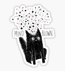 MIND BLOWN. Sticker