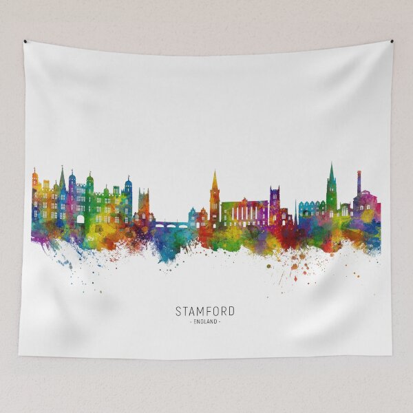 Item preview, Stamford England Skyline designed and sold by ArtPrints.