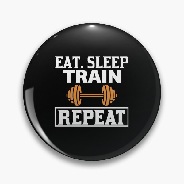 Item preview, Eat Sleep Train Repeat Motivational shirt designed and sold by Mogadoor.