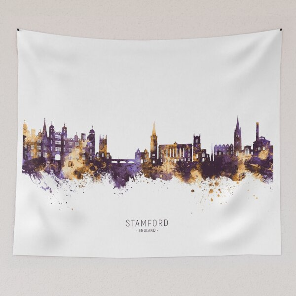 Item preview, Stamford England Skyline designed and sold by ArtPrints.