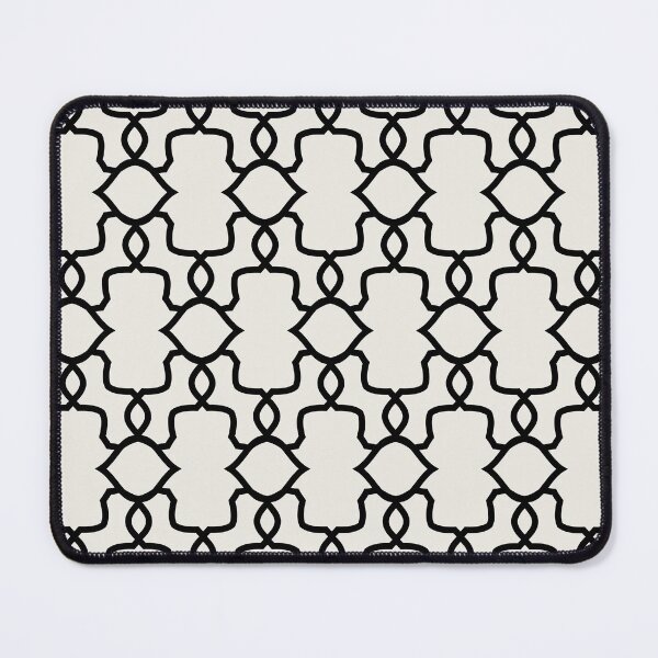 Artikelvorschau, Cream and Black Ornamental Shape Pattern 4 Pairs Dutch Boy 2022 Popular Color Simplified White 020W - Colour Trends - Hue - Shade entworfen und verkauft von ColorOfTheYears.