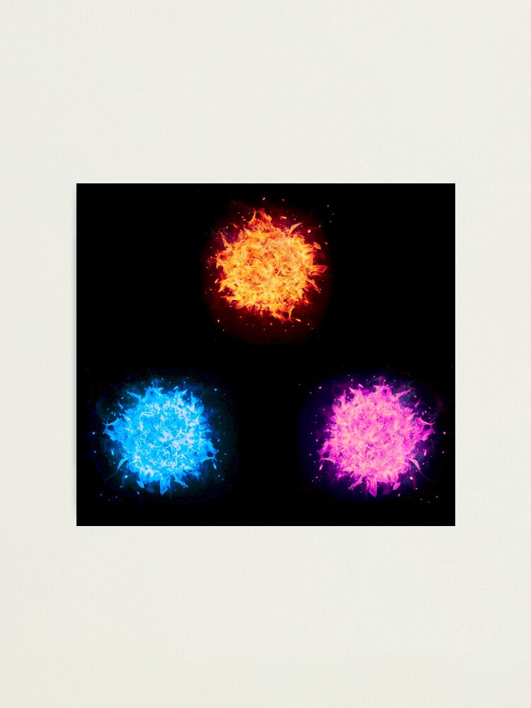 Invoker Quas, Wex, Exort [Minimalist Version] DOTA Photographic Print