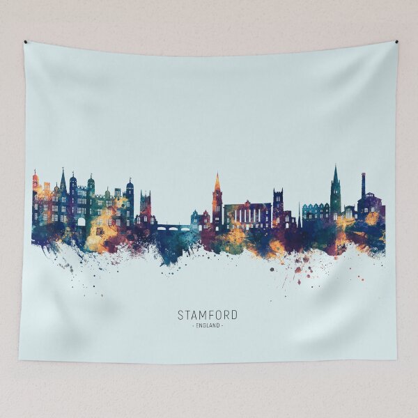 Item preview, Stamford England Skyline designed and sold by ArtPrints.