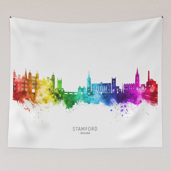 Item preview, Stamford England Skyline designed and sold by ArtPrints.