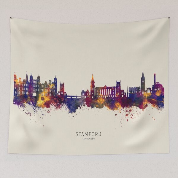 Item preview, Stamford England Skyline designed and sold by ArtPrints.