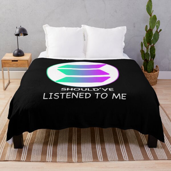 Item preview, SOL Coin Should've Listened To Me shirt designed and sold by SukanyaShop.