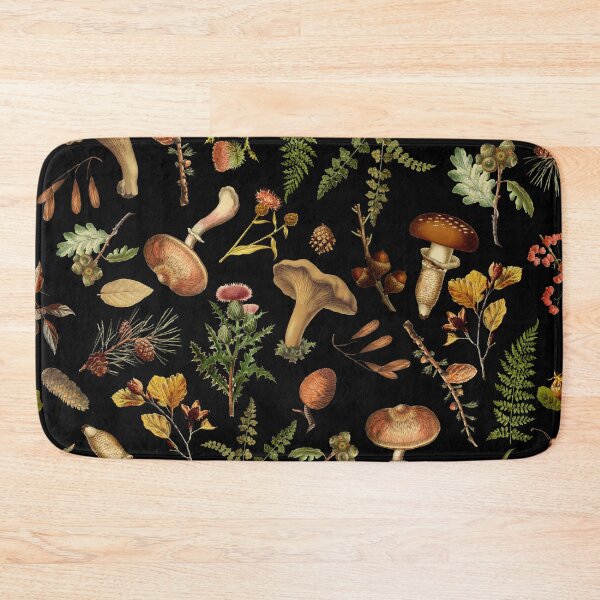 Item preview, Vintage Mushroom Woodland Botanical Night Garden Nightgarden designed and sold by UtArt.