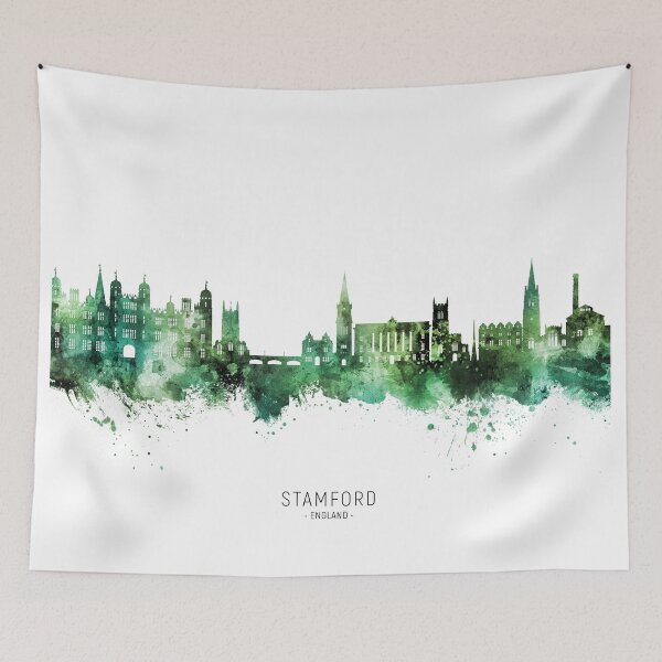 Item preview, Stamford England Skyline designed and sold by ArtPrints.