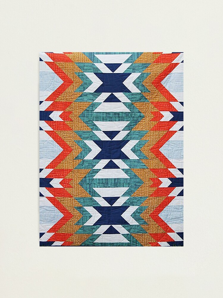 Lot De 2 Tapis De Selle El Paso Motif Sud-Ouest – 20x40 Pouces – Neufs