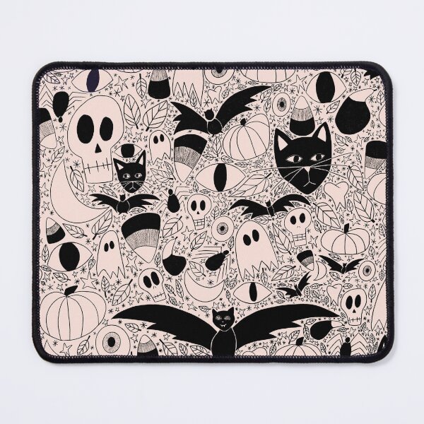 Item preview, Spooky Season Pattern - Black & White designed and sold by AnArielleShop.