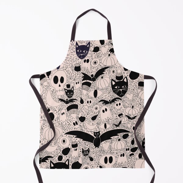 Item preview, Spooky Season Pattern - Black & White designed and sold by AnArielleShop.