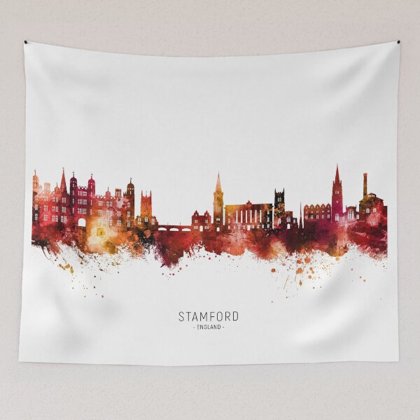 Item preview, Stamford England Skyline designed and sold by ArtPrints.