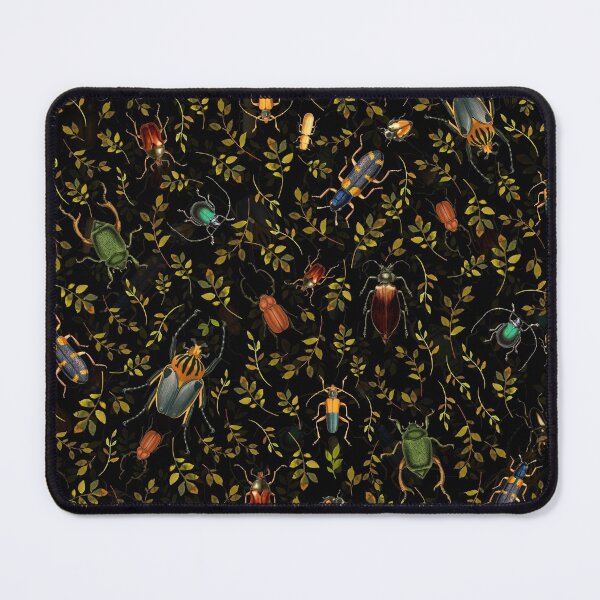 Item preview, Vintage Beetles Pattern Botanical Night Garden Nightgarden designed and sold by UtArt.