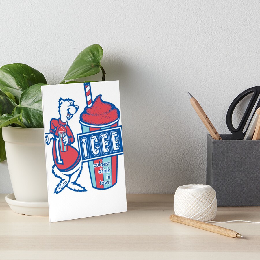 Icee Frozen Drink Shirt Essential Art Board Print For Sale By Oemerguenduez Redbubble 7522