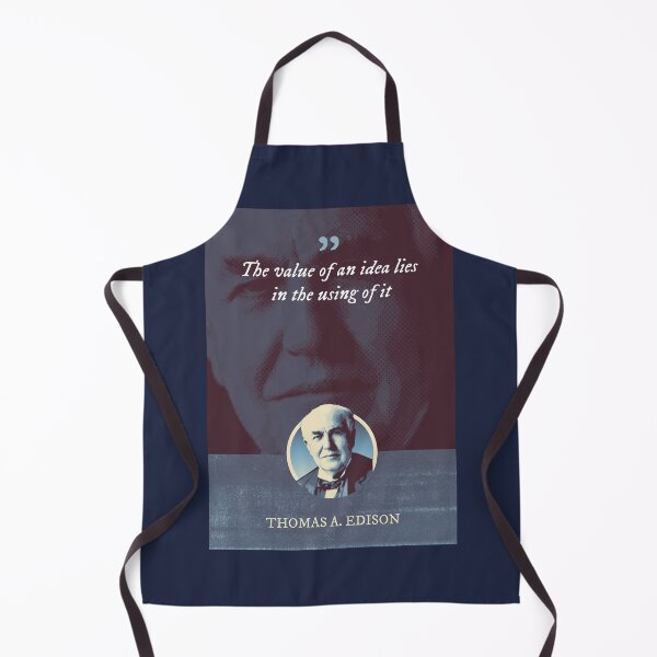 Item preview, Thomas Alva Edison - The value of an idea lies in the using of it designed and sold by Syahrasi.