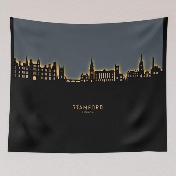 Item preview, Stamford England Skyline designed and sold by ArtPrints.