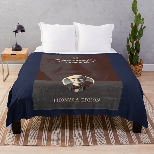 Item preview, Thomas Alva Edison - To have a great idea, have a lot of them designed and sold by Syahrasi.