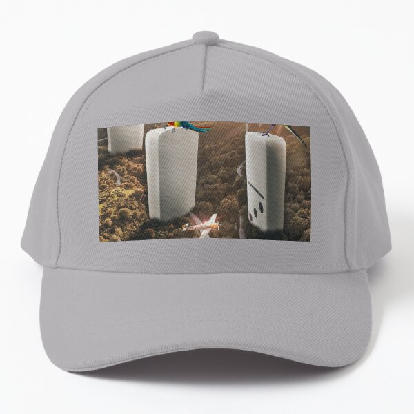The last domino Baseball Cap