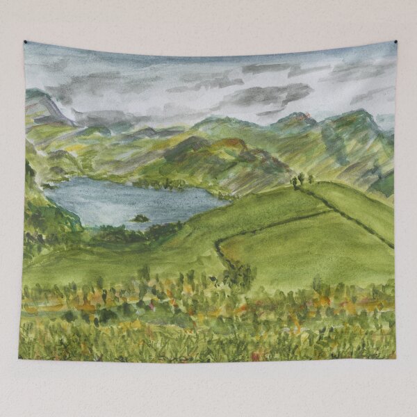 Item preview, Latrigg and Derwentwater from Lonscale Fell designed and sold by LymphomaLass.