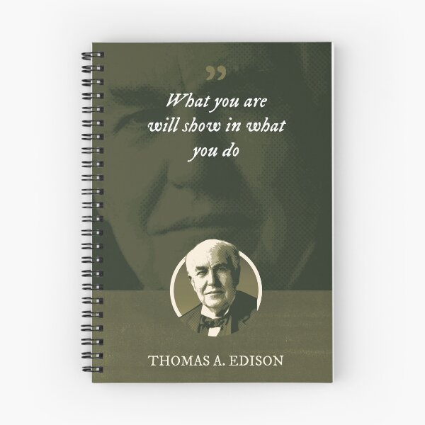 Item preview, Thomas Alva Edison - What you are will show in what you do designed and sold by Syahrasi.