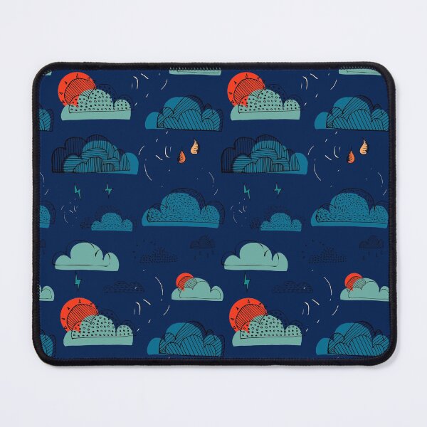 Item preview, Weather Patterns Clouds Midnight-Blue designed and sold by susycosta.