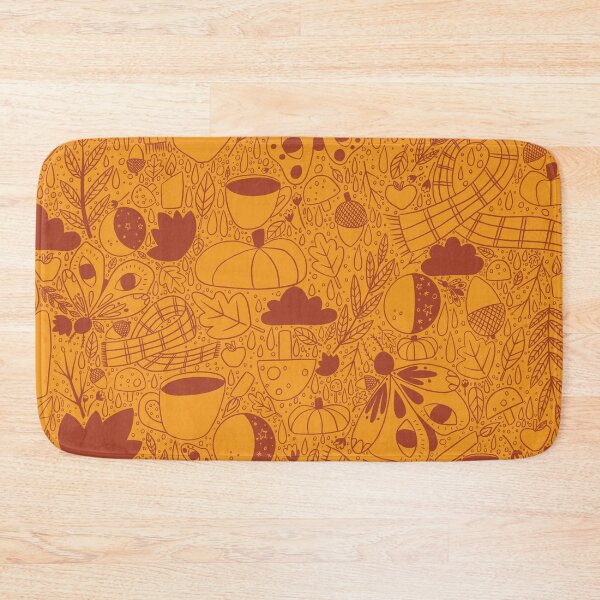 Item preview, Awesome Autumn Pattern - Brown & Orange designed and sold by AnArielleShop.