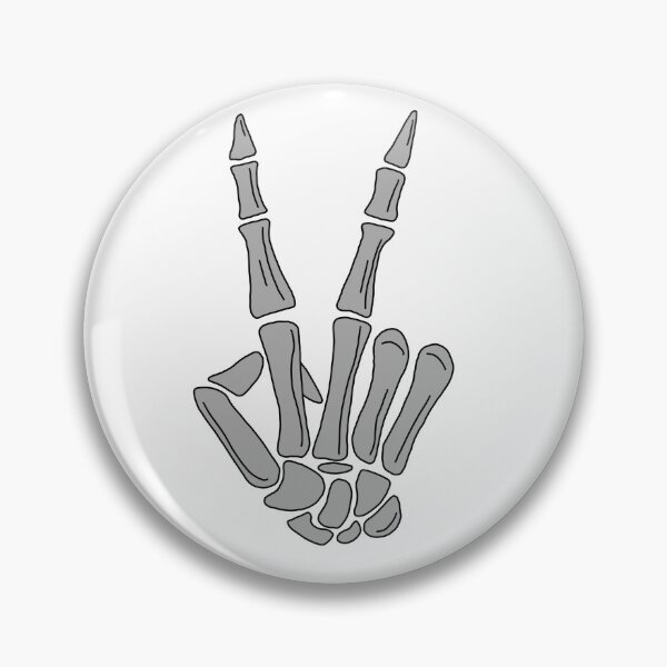 Item preview, Skeleton peace designed and sold by MrsFishDesigns.
