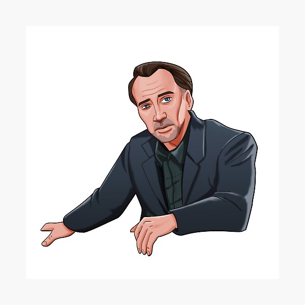 Item preview, Nicolas Cage In Your Pocket designed and sold by XanderFlicks.