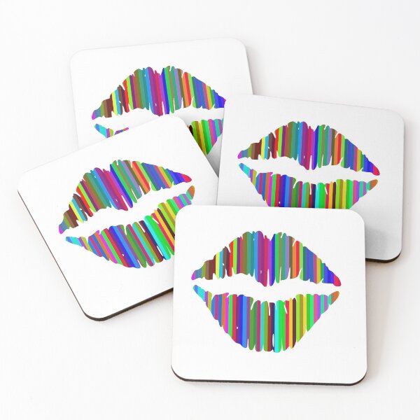 Item preview, Pop Art Crayon Lips on White - Large designed and sold by AlteredAtelier.