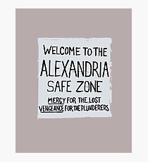 Safe Zone Photographic Print