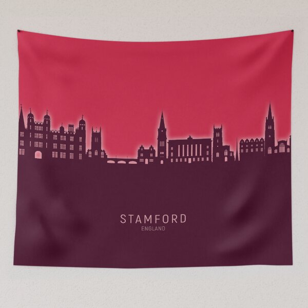Item preview, Stamford England Skyline designed and sold by ArtPrints.