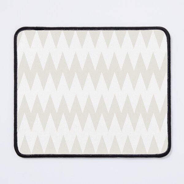 Artikelvorschau, Cream and White Zig Zag Stripe Pattern Pairs Dutch Boy 2022 Popular Color Simplified White 020W - Colour Trends - Hue - Shade entworfen und verkauft von ColorOfTheYears.