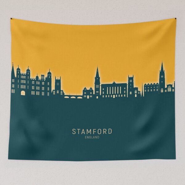 Item preview, Stamford England Skyline designed and sold by ArtPrints.