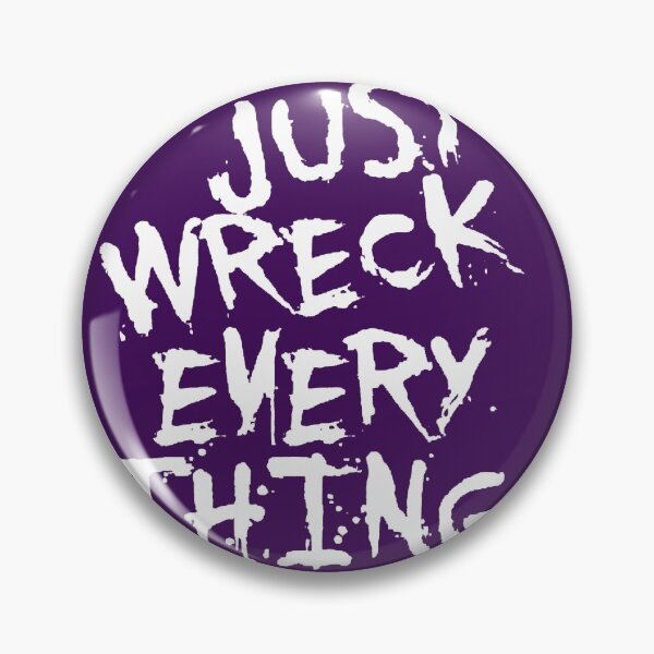 Item preview, Just Wreck Everything White Grunge Graffiti designed and sold by taiche.