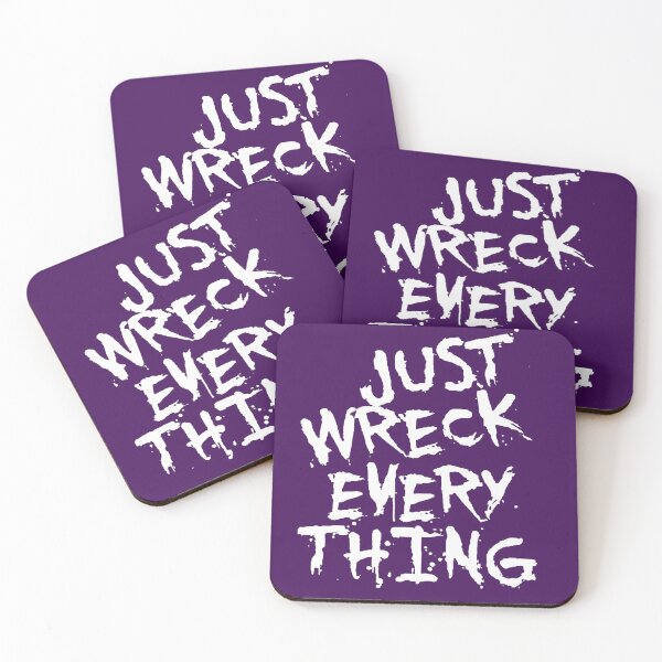Item preview, Just Wreck Everything White Grunge Graffiti designed and sold by taiche.