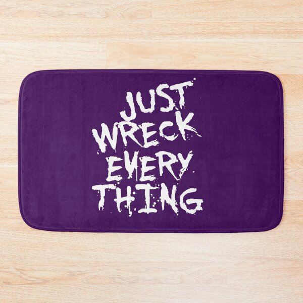 Item preview, Just Wreck Everything White Grunge Graffiti designed and sold by taiche.