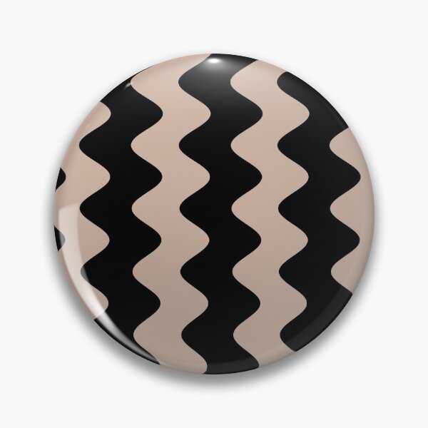Item preview, Beige and Black Wavy Rippled Stripe Pattern Pairs Dutch Boy 2022 Popular Color Sand Dunes 410-2DB - Colour Trends - Hue - Shade designed and sold by ColorOfTheYears.