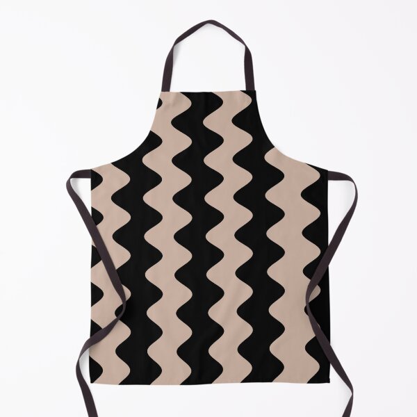 Item preview, Beige and Black Wavy Rippled Stripe Pattern Pairs Dutch Boy 2022 Popular Color Sand Dunes 410-2DB - Colour Trends - Hue - Shade designed and sold by ColorOfTheYears.