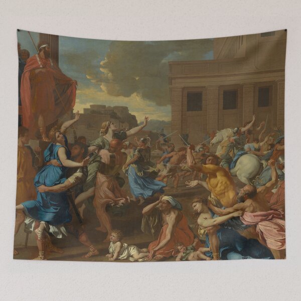 Item preview, The Abduction of the Sabine Women | Nicolas Poussin | 1633 designed and sold by Escafandra-.