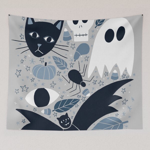 Item preview, Spooky Season - Gray designed and sold by AnArielleShop.