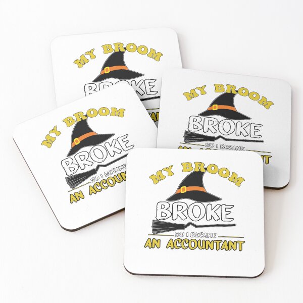 Item preview, My Broom Broke So I Became An Accountant designed and sold by Bouchfashions.