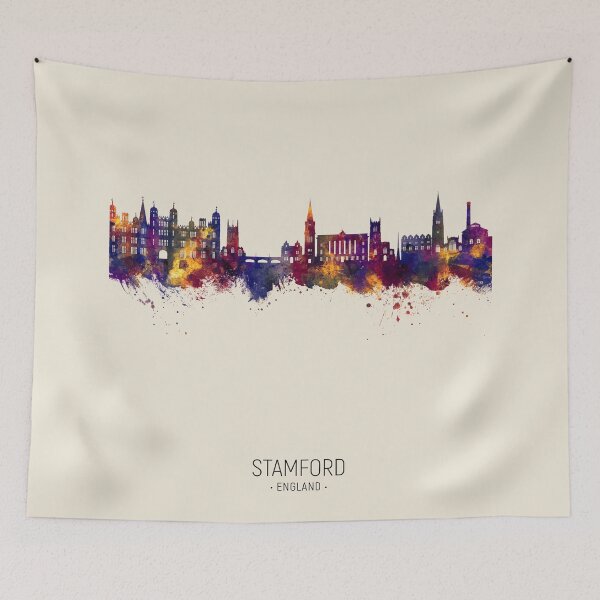 Item preview, Stamford England Skyline designed and sold by ArtPrints.